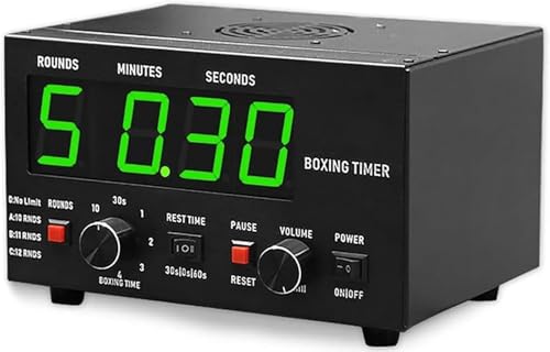 LED Digital Interval Timer for Gym, Boxing, MMA & Martial Arts - Perfect Workout Companion for HIIT, Training & Fitness Sessions (Green) - color: Green