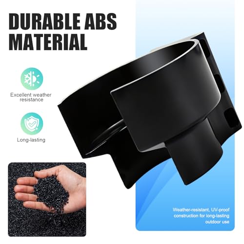 Nirvany Swimming Pool Plunger Valve Bracket, Pool Hose Holder & Pool Intake Hose Bracket, Anti-Slip Pool Valve Support, Pool Pipe Holder Compatible with Most Brands