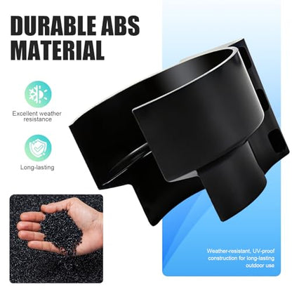 Nirvany Swimming Pool Plunger Valve Bracket, Pool Hose Holder & Pool Intake Hose Bracket, Anti-Slip Pool Valve Support, Pool Pipe Holder Compatible with Most Brands