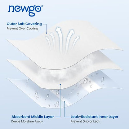 NEWGO Refillable Ice Bags with Clamp Closure, 2 Pack, 7"x4.6" - size: 2 Pack