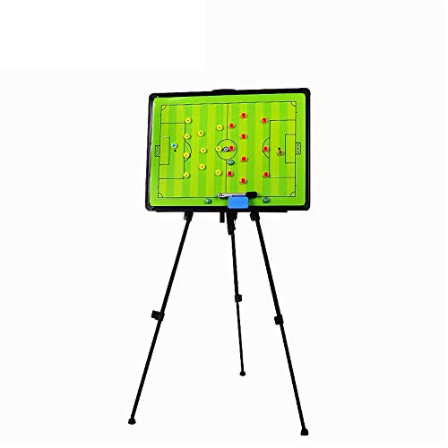 FantasyDay Soccer Coaching Tactical Board, Portable Magnetic Football Coach Blackboard Futsal Tactics Strategy Board - Sport Gift Training Assistant Equipment KIt with Player Markers, Pen and Eraser