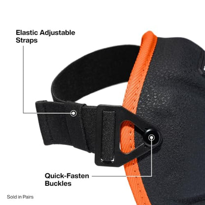 KLEIN TOOLS 22082 Fabric Cap Knee Pads - size: Non-Marring Fabric Cap