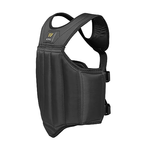 Wesing Martial Arts Muay Thai Boxing Chest Protector MMA Sanda Chest Guard - size: X-Large, style: Black