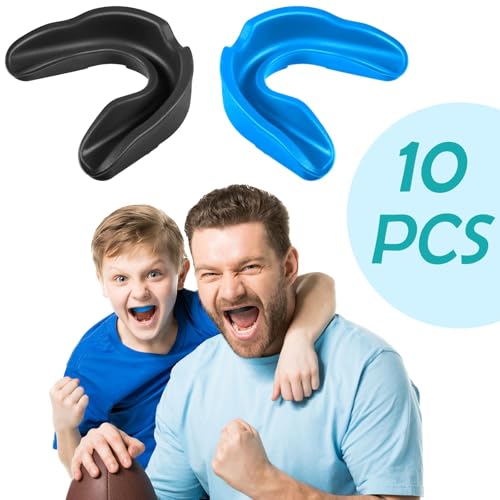 Frienda Adult Mouth Guards for Sports with Case - color: Blue, Black