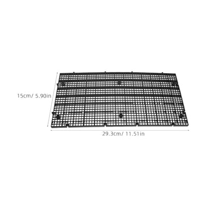 Wakauto 10pcs Aquarium Tank Divider Grid Panel with Bottom Filter Tray Plastic Mesh 30x15cm Removable Adjustable Partition for Fish Tank Separation and Breeding