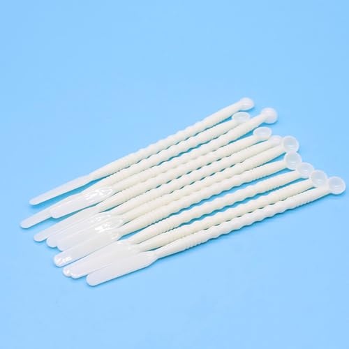 10 Pcs Dental Disposable Plastic Spatulas,Cement Powder Mixing Spatula,Dental Lab Mixing Tools,White
