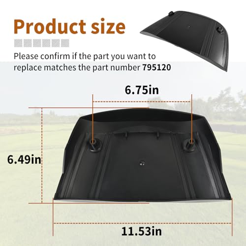 795120 Air Cleaner Cover Compatible With B & S Lawnmower Air Filter Cap, Lawnmower Air Cleaner Protector Repalcement Old #792289 Of Most 407000, 40H000, 40G000, 49S877 & 44S977 Serise Model Engines