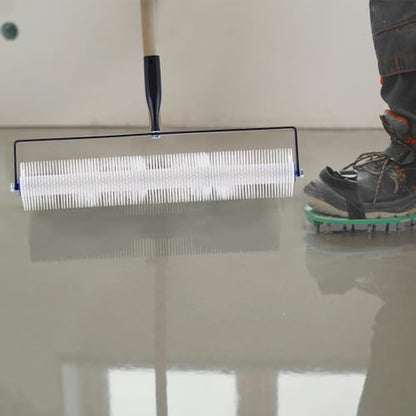 Self-Levelling Tool Kit Self Leveling Concrete Tools Floor Leveling Tools Spike Roller Self Leveling with Spike Shoes Needle Length 20mm