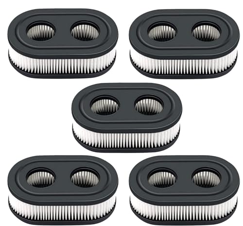 Air Filter 593260 798452 334404 for Briggs and Stratton, 5 Pcs Lawn Mower Air Cleaner Cartridge Filter Replacement for 500EX 550EX 575EX 625EX 675EXI 725EXI, Toro Recycler Series Engine - size: 5pcs