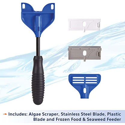 Aqueon ProScraper 3.0™ Short Aquarium Algae Scraper (Pack of 4) - size: No Size (Pack of 4), style: Short Scraper