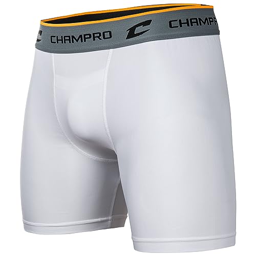 Champro Unisex Compression Boxer Shorts with Cup - size: X-Large