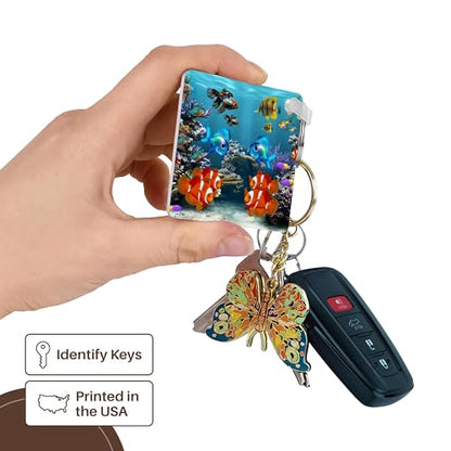 3dRose, Graphic Design of Aquarium Style, Key Chain