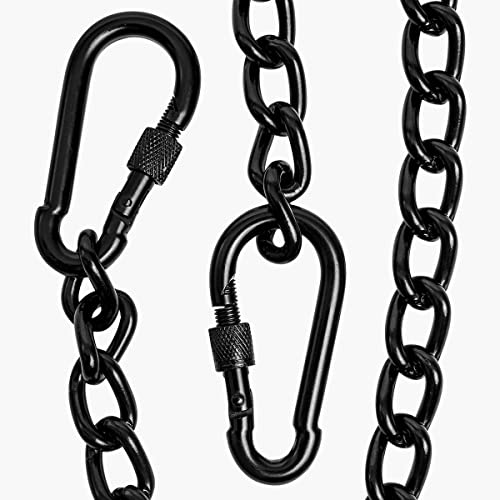 Hanging Chair Chain, Punching Bag Chain with Two Carabiners 2 Pack