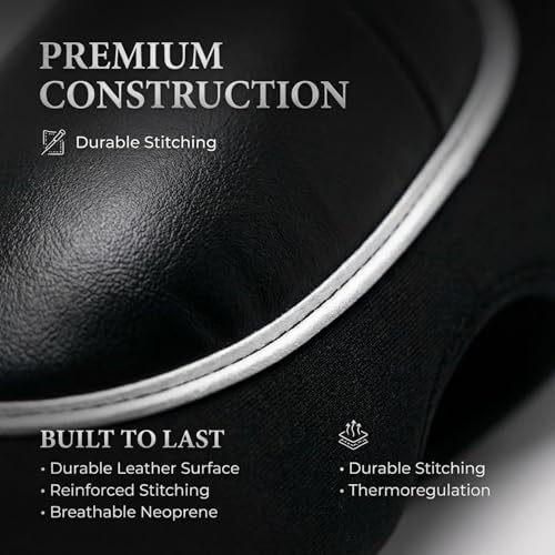 Muay Thai MMA Thai Elbow Protector Elbow Protector Tendinite Elbow Guard (Black*Black, Single)