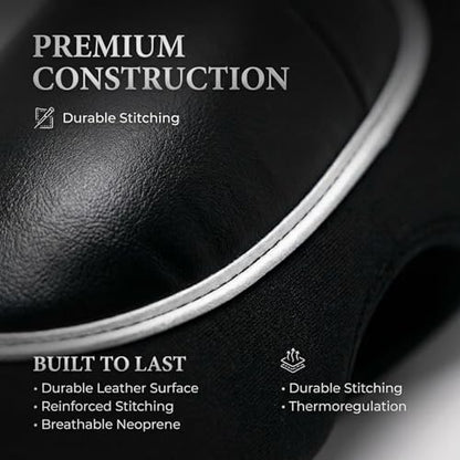 Muay Thai MMA Thai Elbow Protector Elbow Protector Tendinite Elbow Guard (Black*Black, Single)