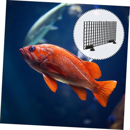 WOONEKY 1set Fish Tank Divider Plastic Grid for Fish Isolation and Separation Aquariums Fit Aquarium Partition Board Bottom Filtration Grid for Clean Water