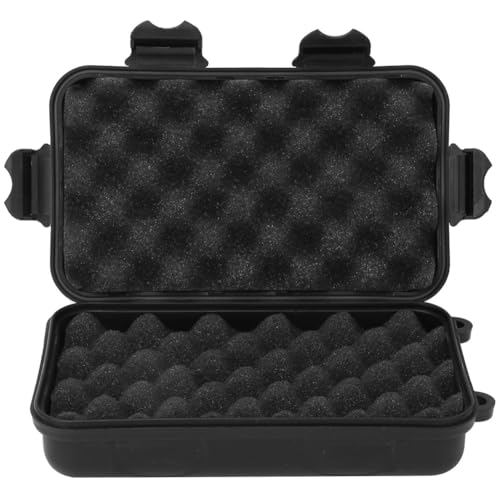 Portable Water proof Tool Box – 7.9x4.7x2.4 Inch Shockproof Organizer with Foam Lining for Outdoor, Camping & Fishing Tools