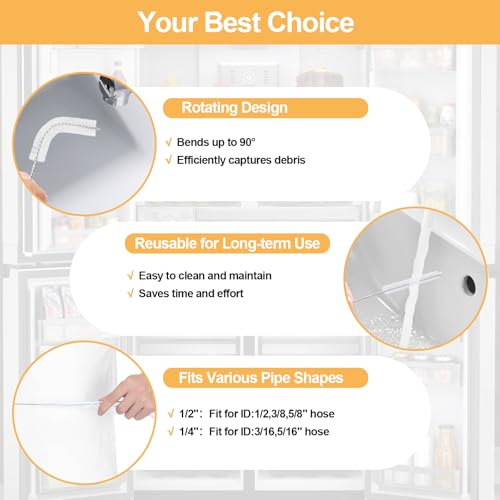 4 Pcs Extra Long Pipe Cleaners,Straw Cleaner Brush Extra Long,Tube Cleaning Brush Suitable for Cleaning Feeding Tubes - size: 4 PCS