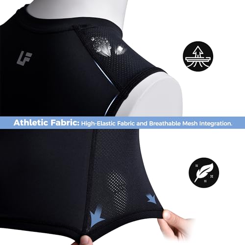 Youth Baseball Chest Protector Padded Compression Shirt | Sleeveless Protective Gear Baseball Softball Football Lacrosse T Ball Heart Sternum Guard - color: White/Grey, size: Medium