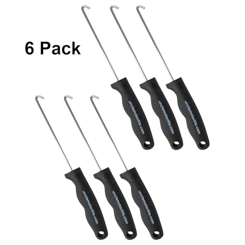 6 Pack Fish De-Hooker, Durable Hookout, 10" Hook Remover Tool