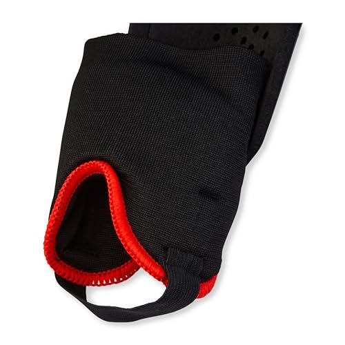 Mitre Unisex Soccer Shin Guards - color: Aircell Carbon Black/Red, size: X-Large