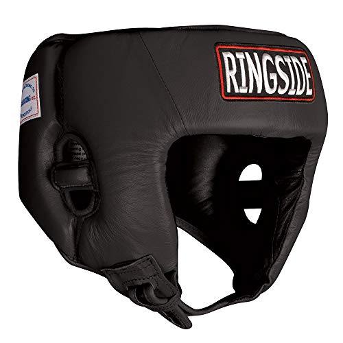 Ringside Competition Boxing Muay Thai MMA Sparring Head Protection Headgear Without Cheeks - color: Blue, size: Medium