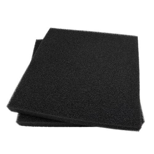 Aquarium Filter Bio Sponge Pad, Foam Sponges Filter Media, Cut fit it Filter Accessories for Fish Tanks and Ponds (18"x18"x1.6" (35PPI) 2 Pack)