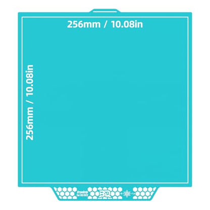 BIQU CryoGrip Pro Glacier Build Plate for Centauri Carbon 3D Printer, Double-Sided Fine Textured Spring Steel Sheet, Firm Adhesion, 260x286.5mm, 1 Piece