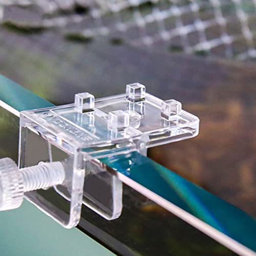 Aquarium Accessories Fish Tank Invisible Anti-Jumping Net Protective Anti-Escape Acrylic Replacement Clip Net