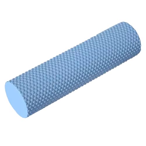 12 Inch EVA Soft Dot Foam Roller for Muscle Therapy, Yoga and Balance Exercises, High-Density Massage Roller, Foam Roller for Back, Legs for Home, Gym and Travel (Blue#M) - color: Blue#m