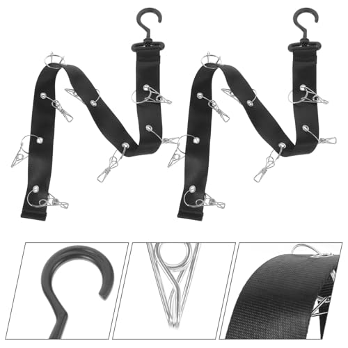 STOBAZA 2pcs Multi-functional Hockey Gear Drying Rack Portable Hanging Organizer for Sports Equipment for Outdoor Camping and Home Use
