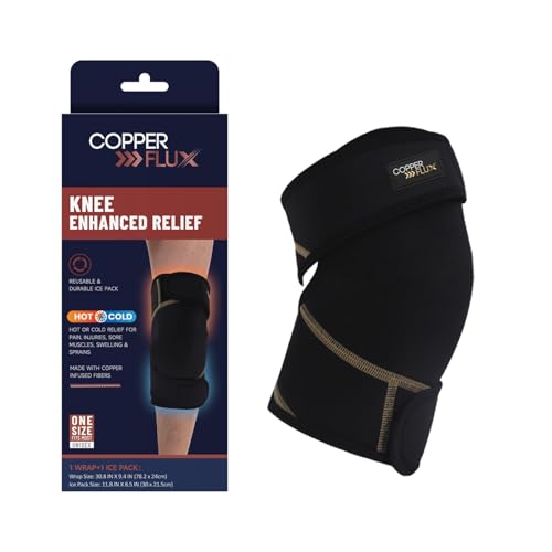 Knee Brace with Hot/Cold Therapy Copper Infused