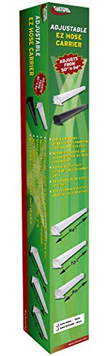 Valterra A04-5094BK RV Adjustable EZ Hose Carrier with Lockable Door Cap, Black