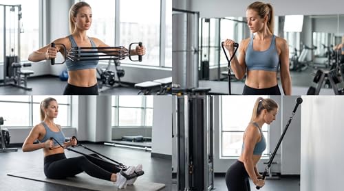 Pedal Resistance Band with Handle, 2026 Upgrade Multifunction Pedal Resistance Band, Elastic Pull Rope for Abs, Legs, Glutes, Arms, Waist