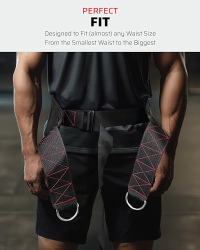 THEFITGUY Sled Pulling Belt, Rotates 360° for Strength & Agility Training