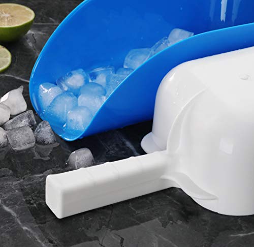 New Star Foodservice Commercial Grade Polycarbonate Plastic Utility Ice Scoop, White, 64 oz - color: White, size: 64 oz.