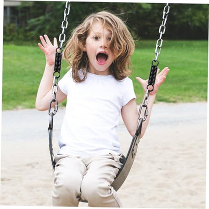 POPETPOP 1 Set Hammock Chair Spring Set Heavy Duty Metal Swing Spring Kit for Outdoor Indoor Use Sturdy Construction Low Noise for Swinging Chairs Punching Bags and Hanging Plants