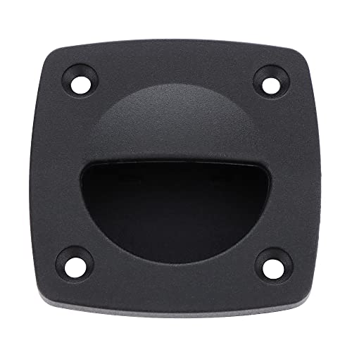 VTurboWay Nylon Square Flush Pull Handle, Marine Boat Yacht Cabin Accesories, Black