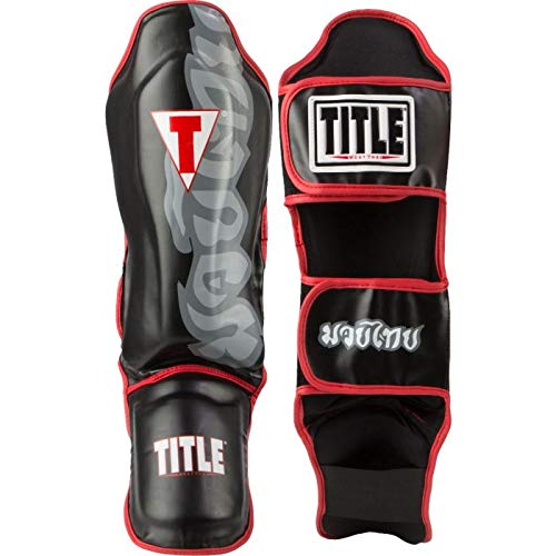 TITLE Boxing Muay Thai Pao Shin/Instep Guards V2 - Muay Thai Shin Guards, Shin Guards, Mma Shin Guards, Kickboxing Shin Guards, Shin Pads, Shin Guards Mma, Martial Arts Shin Guards, Muay Thai Shin Pad - size: X-Large