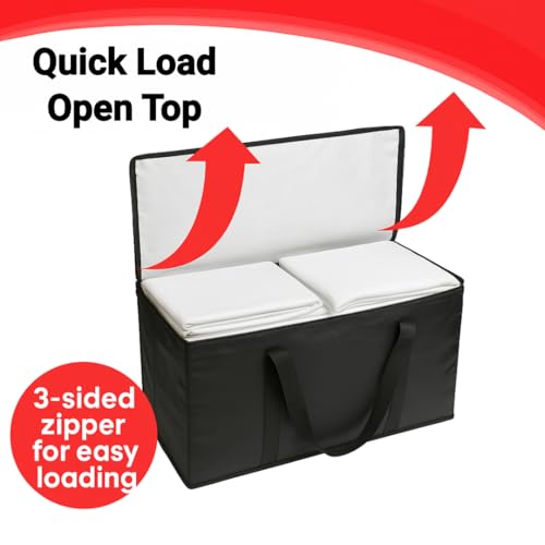 6 - Pack Heavy Duty Large Moving Bags, with Strong Zipper and Comfortable Handles Durable & Sturdy Clothes packing Storage Bags Totes Bins Packing Moving Boxes College Supplies for moving. - size: 6 Pack