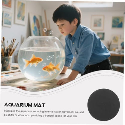 BESPORTBLE Non Slip Fish Tank Mat Aquarium Cushion Pad for Micro Landscape Bottles Enhanced Grip for Stability Shockproof Bottom Support for Aquariums and Furniture Protection