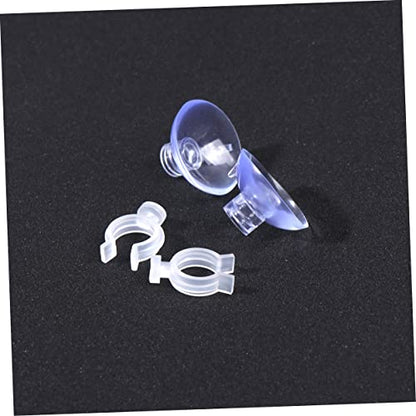 20pcs Hose Clip for Aquariums Professional Cup Holders for Fish Tank Pump Tubes Easy Install Uninstall Design - size: 2.9X1.2X0.4cm