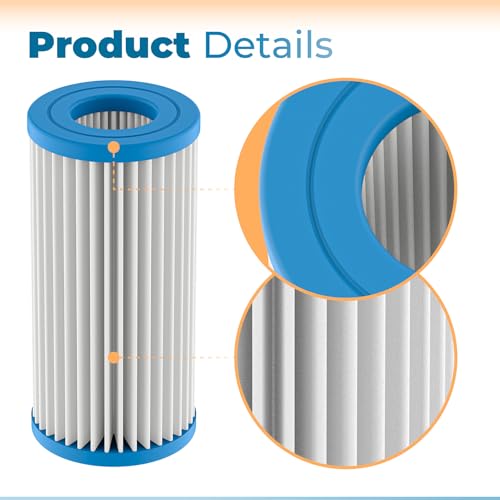 ANTOBLE 2 Pack PA0140 Micron Cartridges Replacement Parts Compatible with Magnum Canister Filters and Polishing Internal Canister Filters, Fish Tank Aquarium Water Polisher