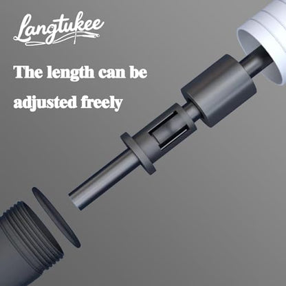 LANGETUKEE Speed Jump Rope - Professional Aluminum Alloy Skipping Rope with 360° Bearings - Adjustable 4mm Steel Cable for Double Unders, Boxing, MMA, HIIT & Cardio Training - Anti-Slip Grip - color: Red