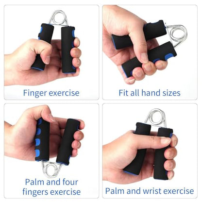 HORNO 2 Pcs Soft Foam Hand Exerciser | Strengthen Hand Grip Exerciser for Quickly Increasing Wrist Forearm and Finger Strength