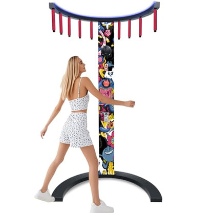 Hand Eye Coordination Training Game, Catch Stick Arcade Game Machine - color: Black