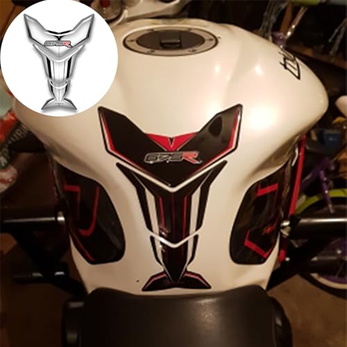 Motorcycle 3D Tank Pad Compatible with Triumph Street Triple Daytona 675 765R RS Stickers Gas Kit Knee Fish Bone Tank Pad Decals Fit for 675 765 R RS Stickers Decals Tank Protection Waterproof (A-21) - color: A-21