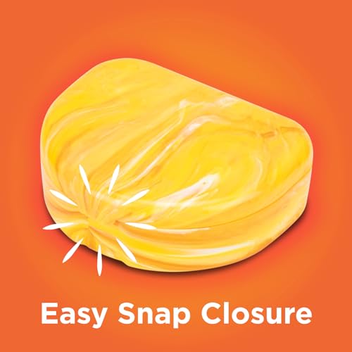 Practicon Marble Retainer Cases, Orthodontic Aligner Case, Mouth Guard Holder (3 Pack) (Citrus) - color: Citrus