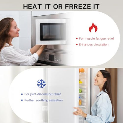 Ice Packs for Injuries Reusable Gel 2 Hot Cold Compress Therapy Pack - color: Blue, size: Medium 10 X 5.5 Inch