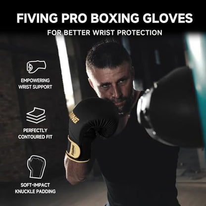 Upgraded Boxing Gloves for Men and Women with Handwraps
